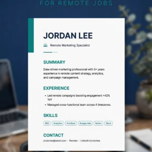 ATS Resume Templates for Remote Jobs